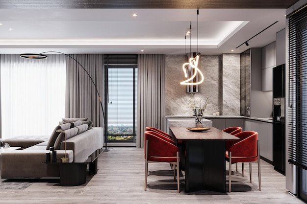 modern apartment interior