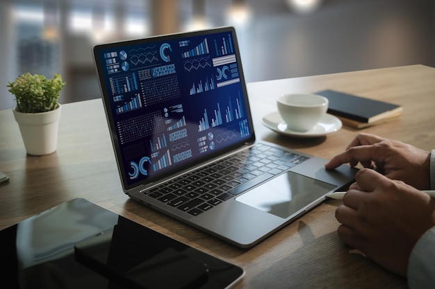 digital financial dashboard