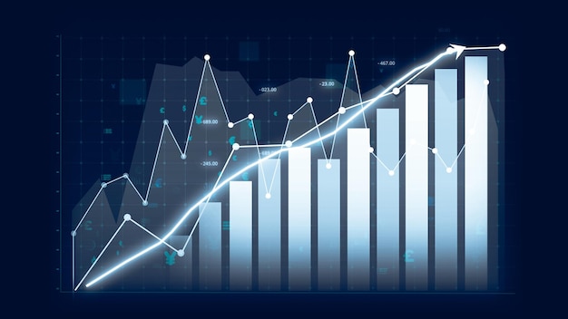 financial chart growth