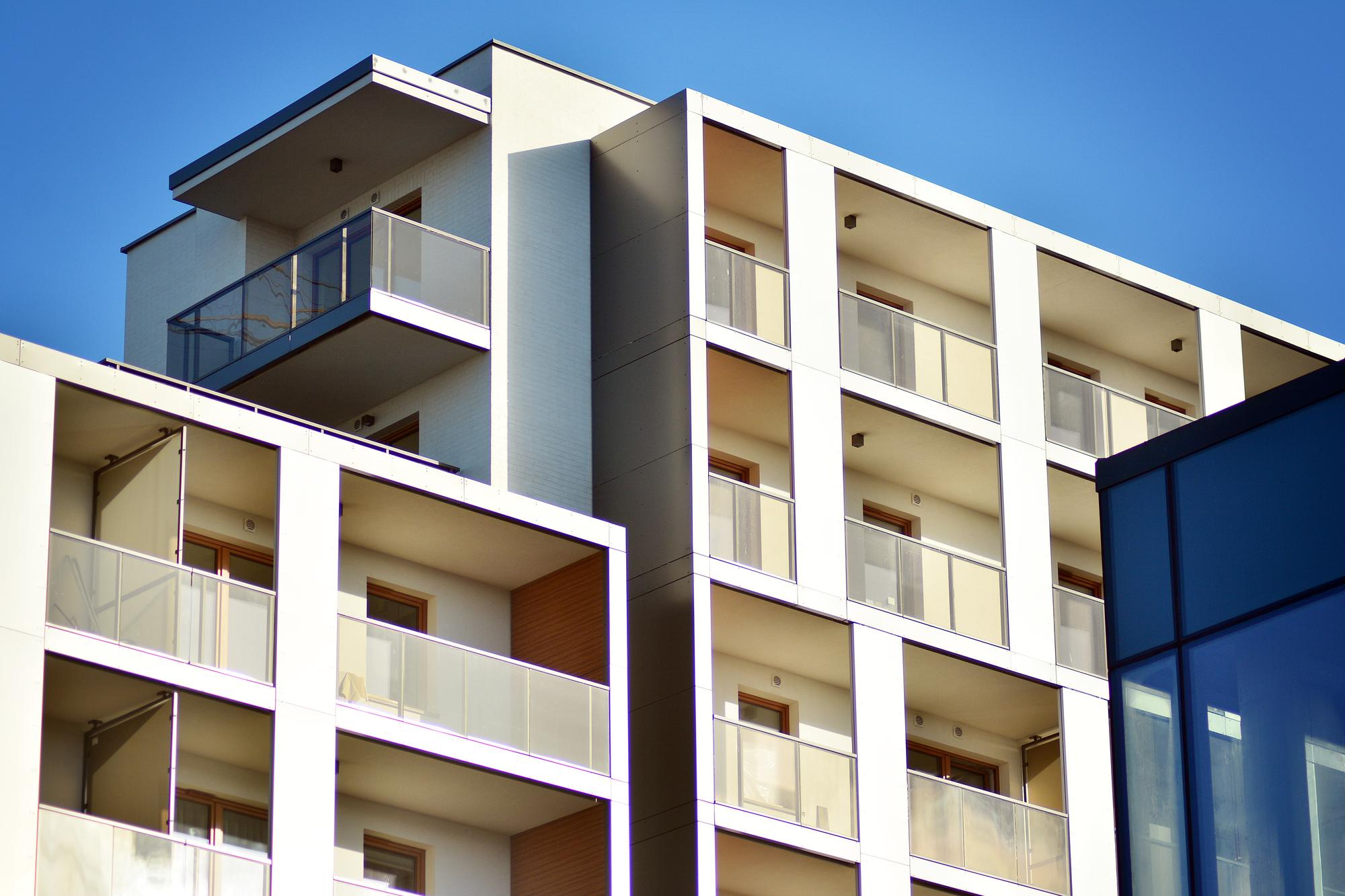 modern apartment building