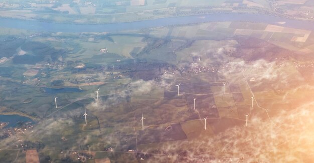 UK map showing energy grid and wind farms