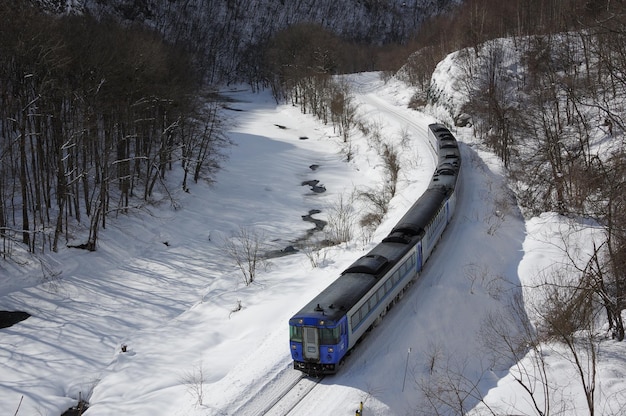high speed ICE train traveling through the German countryside
