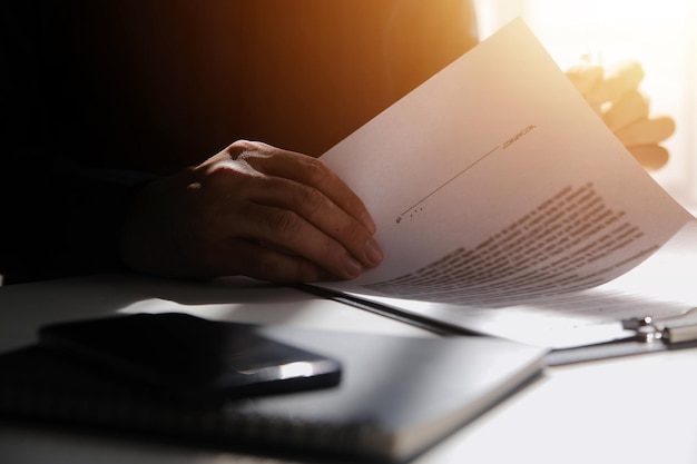 financial contract document